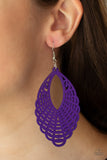 Paparazzi Tahiti Tankini - Earrings Purple Box 118