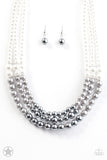 Paparazzi Lady in Waiting - Necklace Silver Box 38