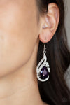 Paparazzi Dancefloor Diva - Earrings Purple Box 124