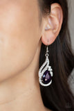 Paparazzi Dancefloor Diva - Earrings Purple Box 124