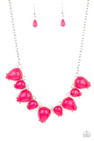 Paparazzi Pampered Poolside - Necklace Pink Box 143