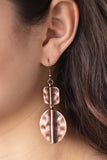 Paparazzi Lure Allure - Earrings Copper Box 62