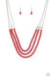Paparazzi Terra Trails - Necklace Red Box 65