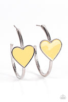 Paparazzi Kiss Up - Earrings Yellow Box 118