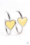 Paparazzi Kiss Up - Earrings Yellow Box 118