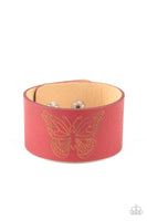 Paparazzi Flirty Flutter - Urban Bracelet Red Box 65
