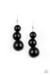 Paparazzi Material World - Earrings Black Box 16