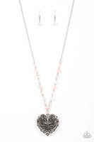 Paparazzi Doting Devotion - Necklace Pink Box 130