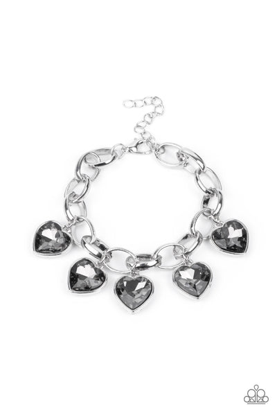 Paparazzi Candy Heart Charmer - Bracelet Silver Box 112