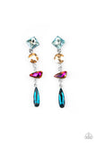 Paparazzi Rock Candy Elegance - Earrings Iridescent Multi Box 121