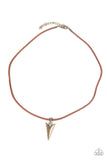 Paparazzi Pharaoh’s Arrow - Necklace Brass Box 111