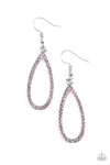 Paparazzi Twilight Shimmer - Earrings Purple Box 38