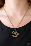 Paparazzi Upper East Side - Necklace Brass Box 71