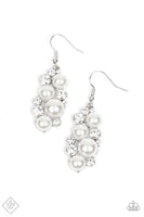 Paparazzi Fond of Baubles - Earrings White Box 111