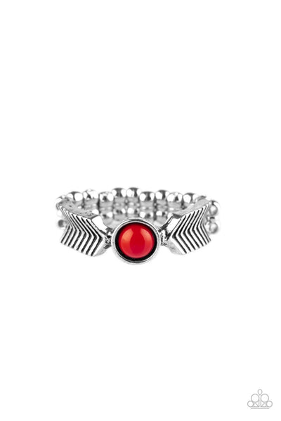 Paparazzi Awesomely ARROW - Dynamic - Ring Red Box 123