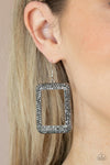 Paparazzi World FRAME-ous - Earrings Silver Box 109