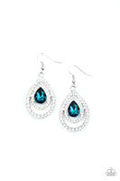 Paparazzi So The Story GLOWS - Earrings Blue Box 62