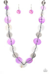 Paparazzi Seashore Spa - Necklace Purple Box 116