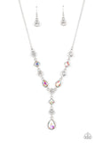 Paparazzi Forget The Crown - Necklace Multi Iridescent LOP Exclusive Box 100