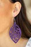 Paparazzi Coral Garden - Earrings Purple Box 117
