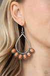 Paparazzi Stone Sky -  Earrings Brown Box 60