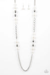 Paparazzi Uptown Talker - Necklace White Box 114