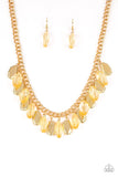 Paparazzi Fringe Fabulous - Necklace Gold Box 90