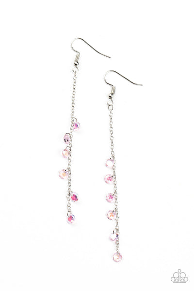 Paparazzi Extended Eloquence - Earrings Pink Box 138