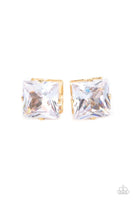 Paparazzi Times Square Timeless - Earrings Gold Box 133