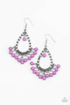 Paparazzi Positively Prismatic - Earrings Purple Box 55