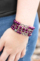 Paparazzi Limitless Luxury- Bracelet Purple Box 28
