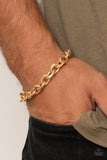 Paparazzi Titanium Titan - Bracelet Gold Box 114