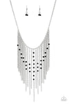 Paparazzi First Class Fringe - Necklace Black Box 117