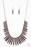 Paparazzi Out of My Element - Necklace Brown Box 58