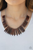 Paparazzi Out of My Element - Necklace Brown Box 58