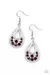 Paparazzi Sparkling Stardom - Earrings Purple Box 48