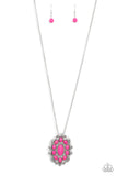 Paparazzi Mojave Medallion - Necklace Pink Box 77