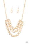 Paparazzi Repeat After Me - Necklace Gold Box 114