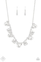Paparazzi BLING to Attention - Necklace White Box 63