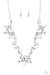 Paparazzi GLOW-trotting Twinkle - Necklace White 2022 Convention Exclusive Box 22