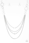 Paparazzi Bubbly Bright - Necklace White Box 104