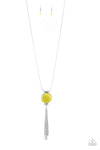 Paparazzi Happy As Can BEAM - Necklace Yellow Box 34