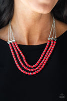 Paparazzi Terra Trails - Necklace Red Box 65