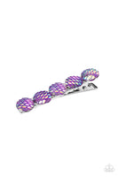 Paparazzi Mesmerizingly Mermaid - Hair Clip Purple Iridescent Box 119