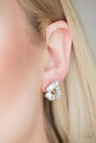 Paparazzi Renegade Shimmer -  Earrings White Box 57
