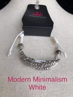 Paparazzi Modern Minimalism - Bracelet White Box 20