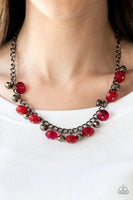 Paparazzi Runway Rebel - Necklace Red Box 104