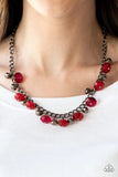 Paparazzi Runway Rebel - Necklace Red Box 104