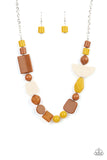 Paparazzi Tranquil Trendsetter - Necklace Yellow BOX 129