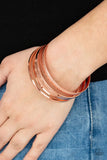 Paparazzi Stackable Style - Bracelet Copper Box 45